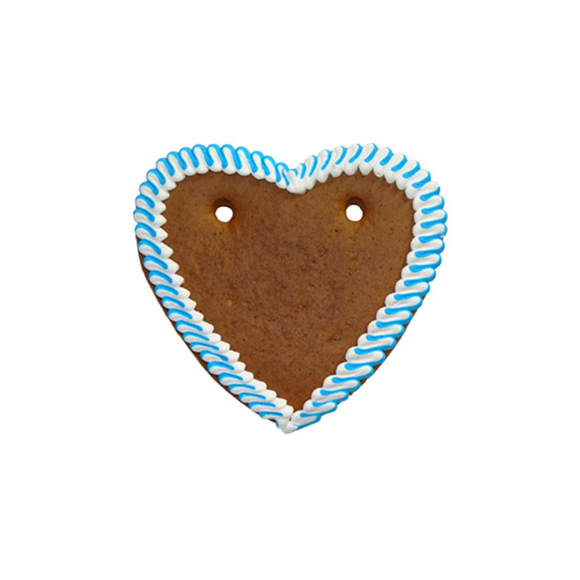 LOVE BITE, blau-weiß (Lebkuchenherz)