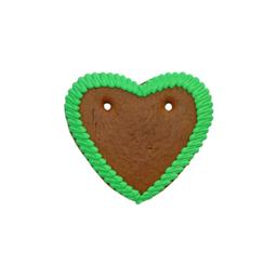 LOVE BITE, grün (Lebkuchenherz)