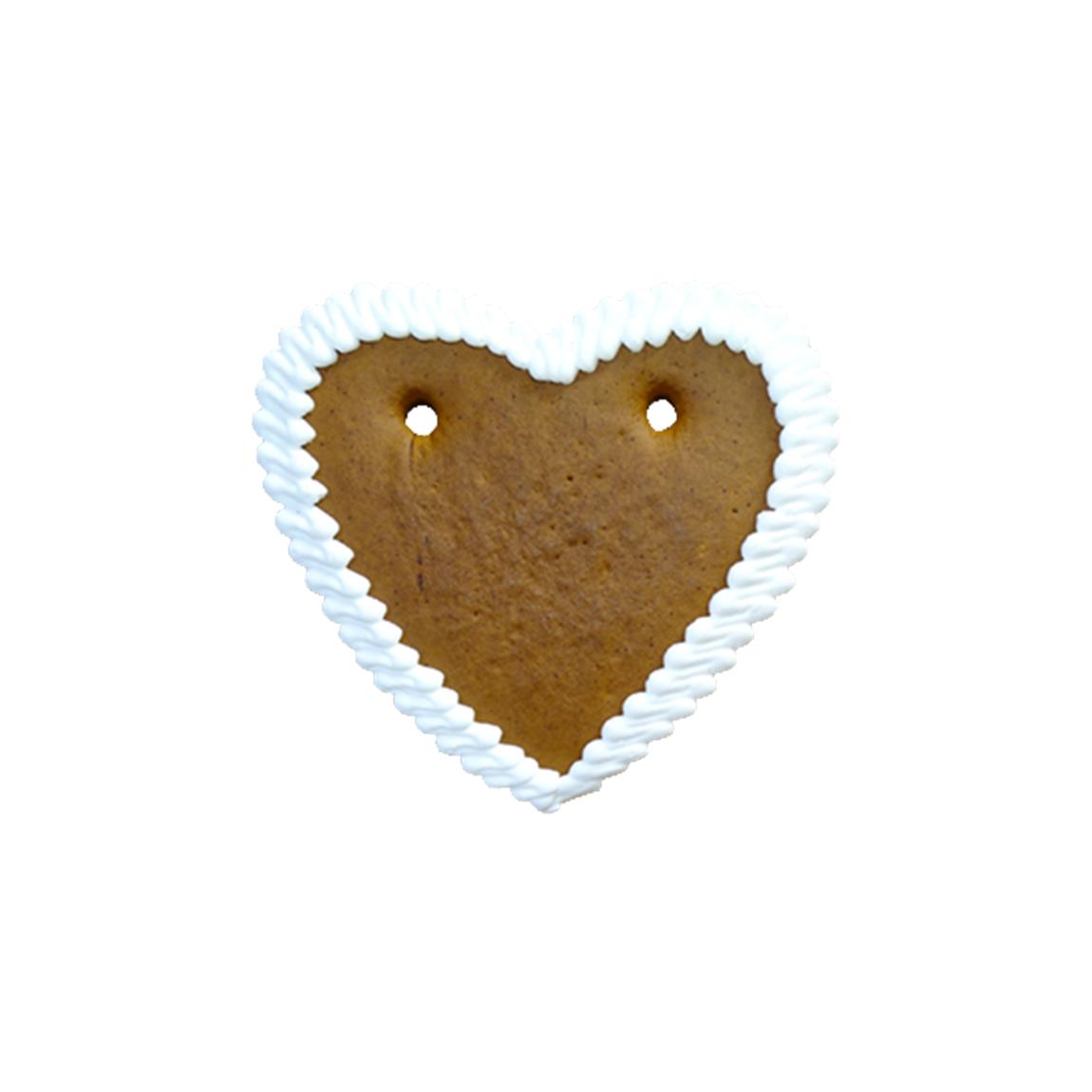 LOVE BITE, weiß (Lebkuchenherz)