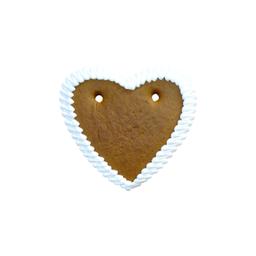 LOVE BITE, weiß (Lebkuchenherz)