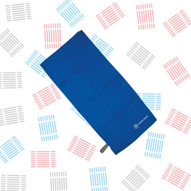 LUTON, blau (Microfaserhandtuch)