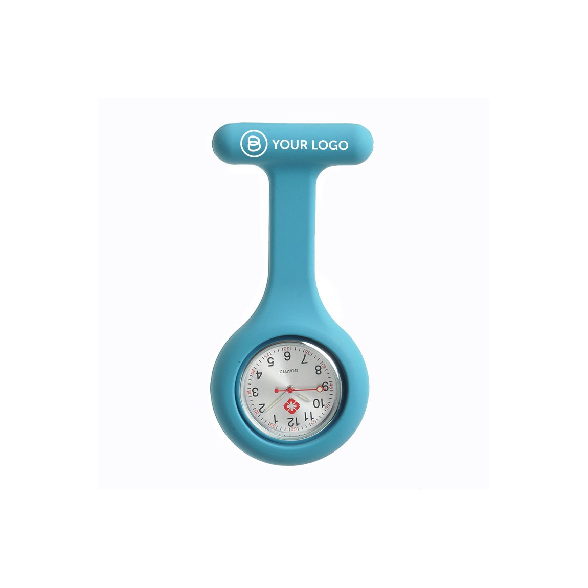 MEDICLOCK, babyblau (Schwesternuhr)