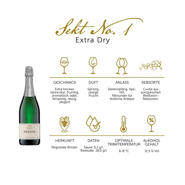 Mèrvins Sekt No.1, extra dry