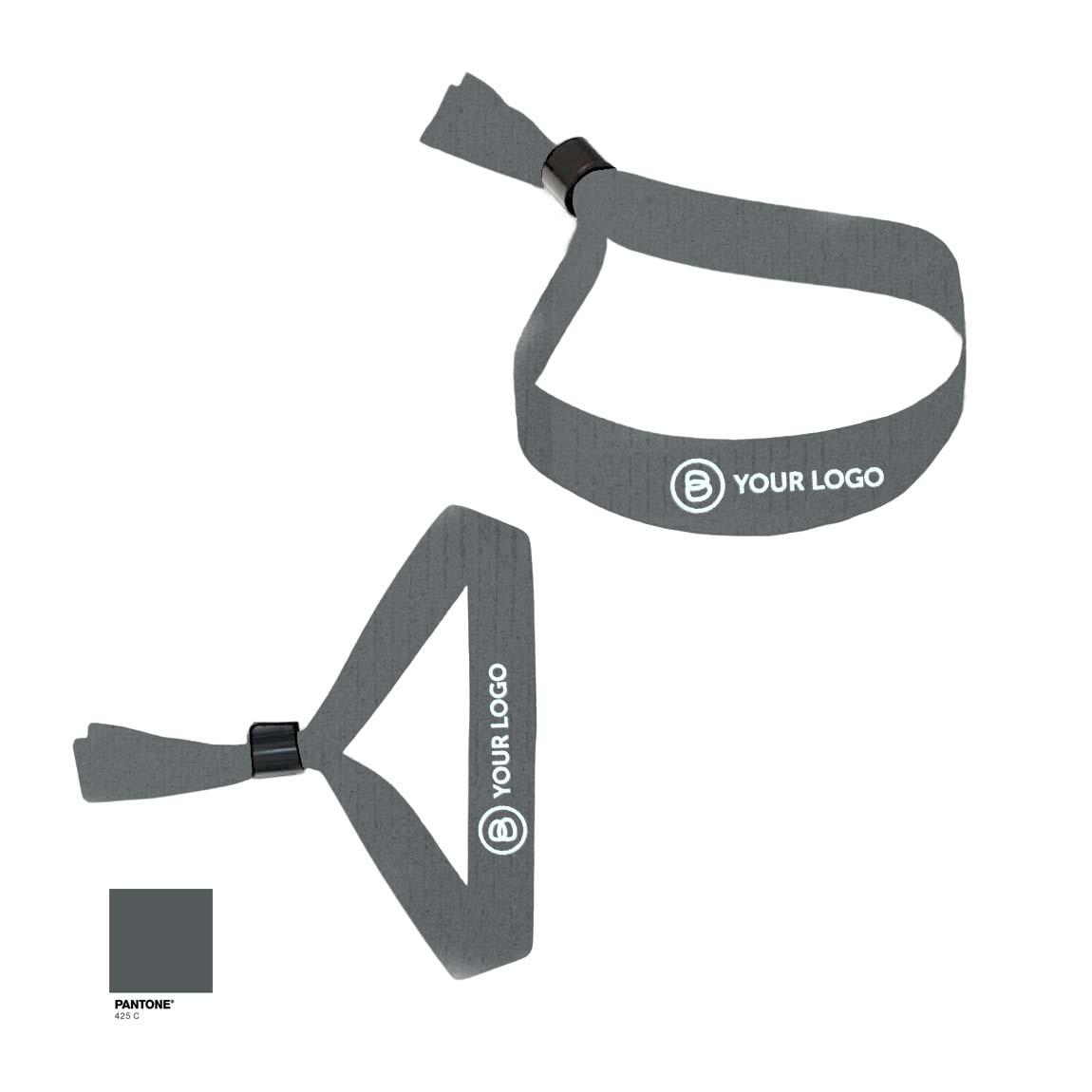 Montreal (Armband Gewebt), grau