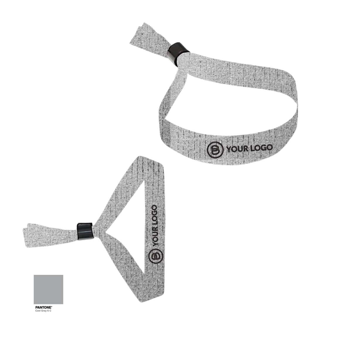 Montreal (Armband Gewebt), hellgrau