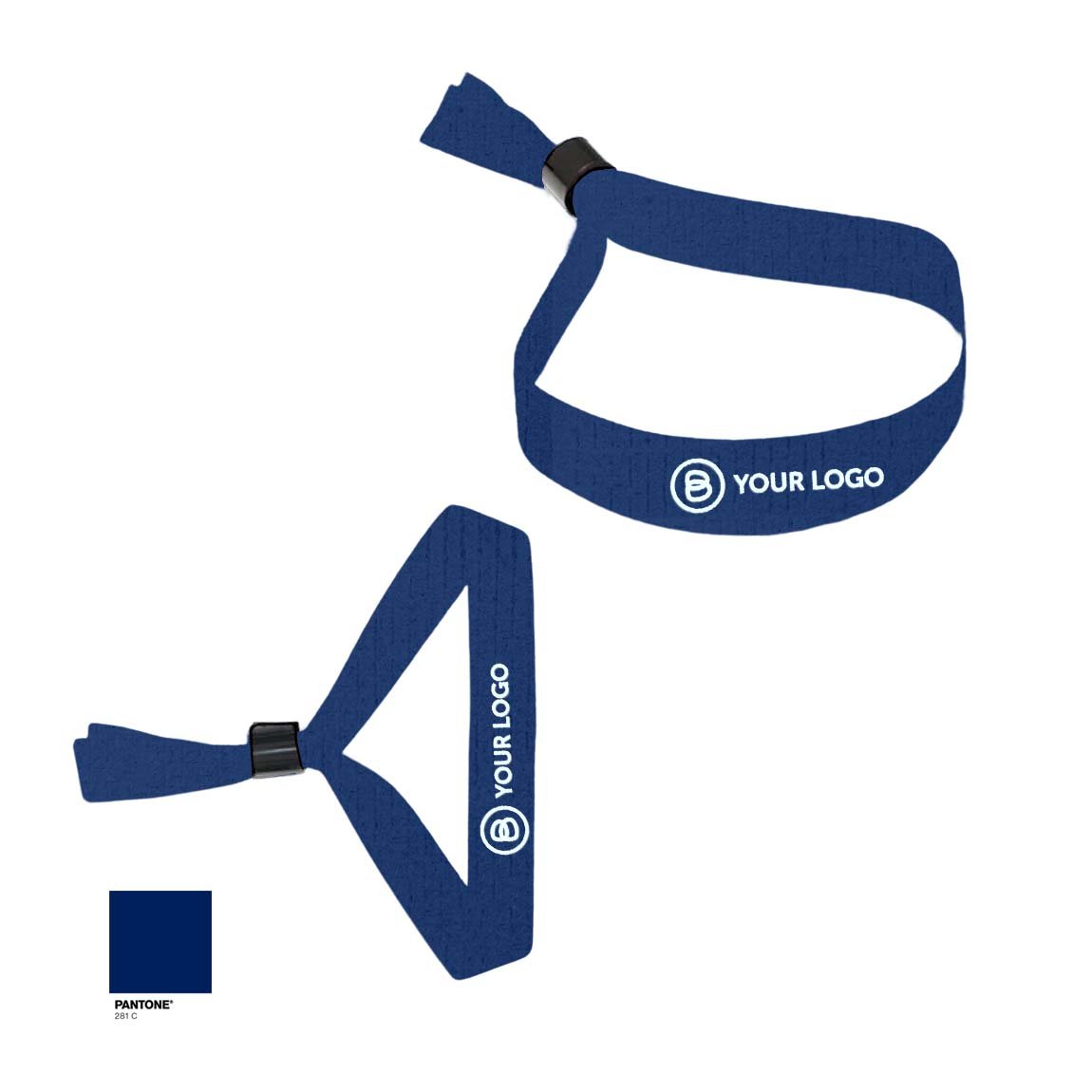 Montreal (Armband Gewebt), marineblau