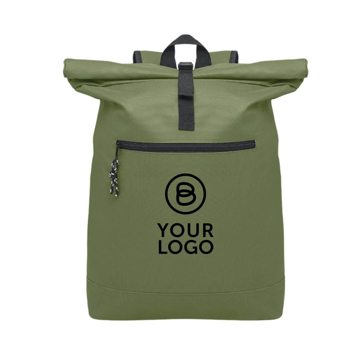NEW ZEALAND (Rollup-Rucksack), armeegrün