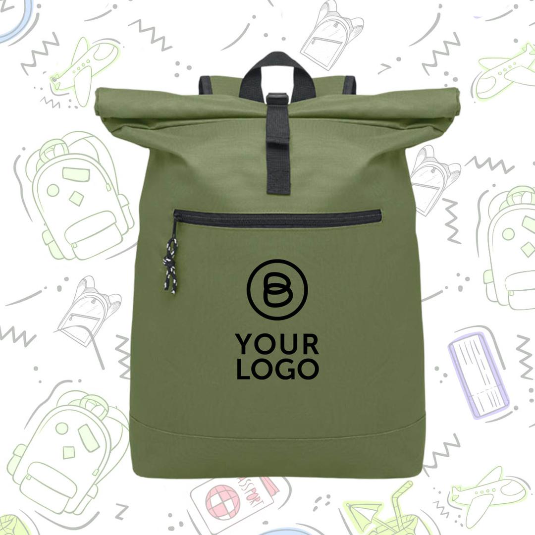 NEW ZEALAND (Rollup-Rucksack), armeegrün