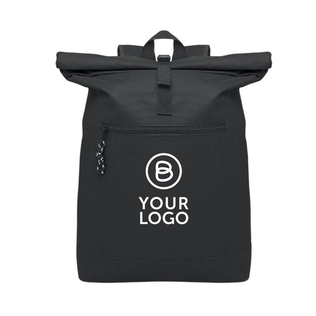 NEW ZEALAND (Rollup-Rucksack), schwarz