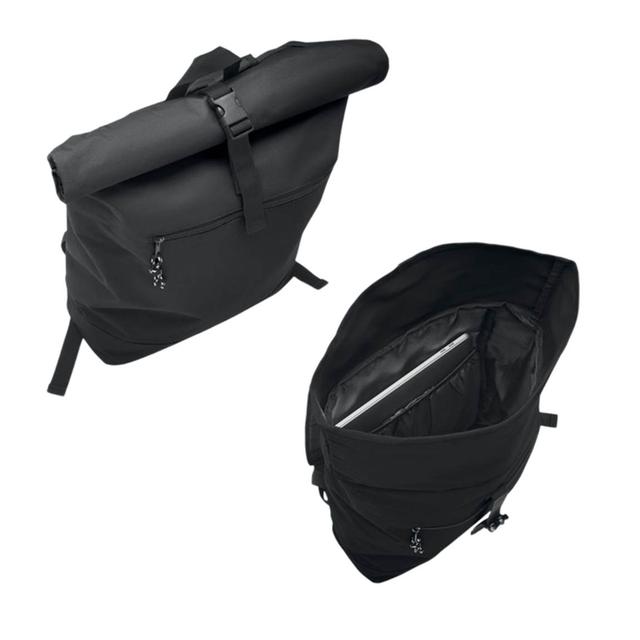 NEW ZEALAND (Rollup-Rucksack), schwarz
