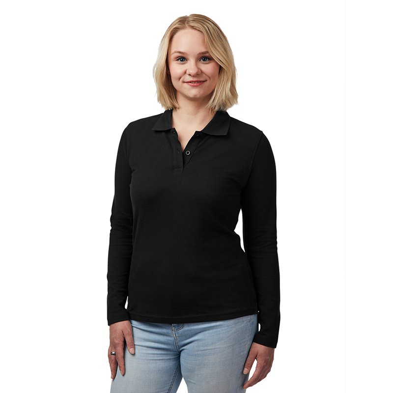 Poloshirt Damen Langarm