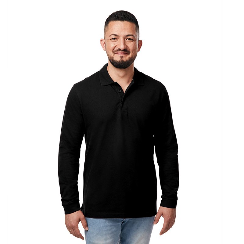 Poloshirt Herren Langarm