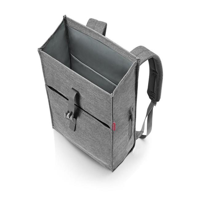 REISENTHEL URBAN ROLLTOP, twist silver (Roll-Top Rucksack)
