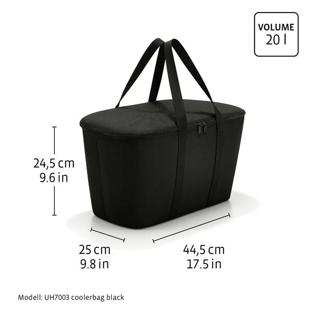 REISENTHEL COOLERBAG, black (Kühlkorb)