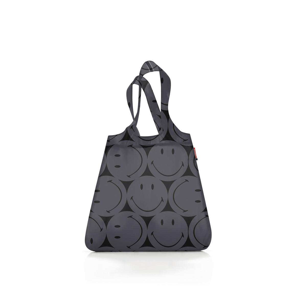 REISENTHEL MINI MAXI SHOPPER, smiley grey (Einkaufstasche)