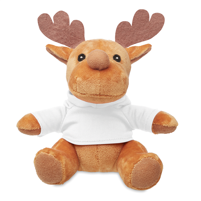 RUDOLPH, weiß (Plüsch-Rentier)