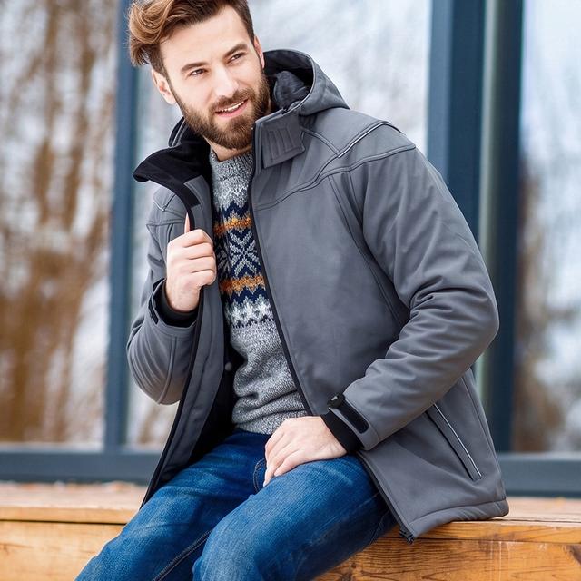 SOFTSHELLJACKE (S-3XL), HERREN