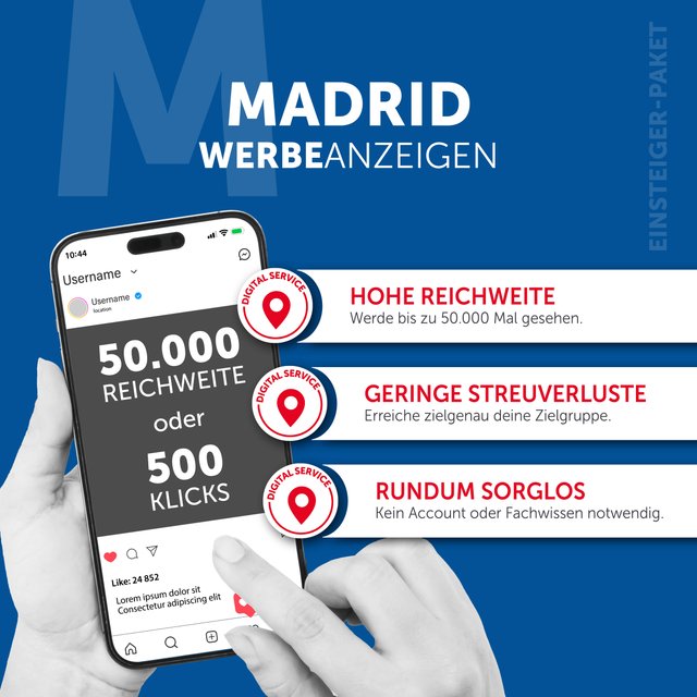SoMe Werbeanzeigen MADRID