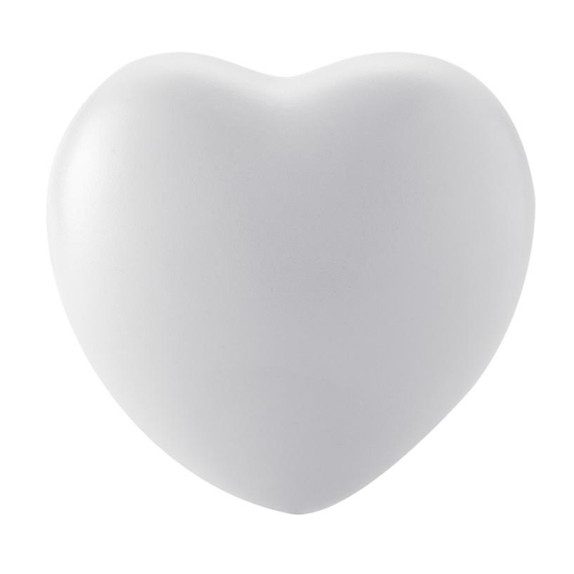SQUEEZE HEART, weiß (Antistressball)