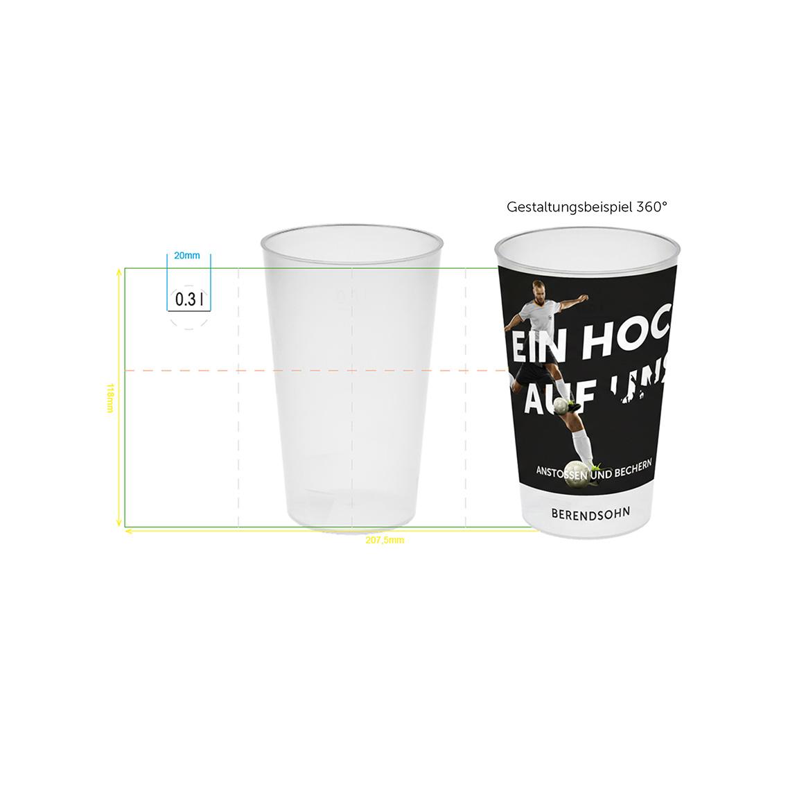 STADIONBECHER 0,3 L (Trinkbecher)