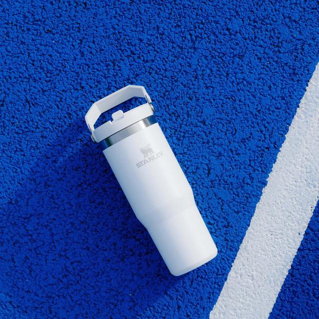 Stanley Flip Straw ICEFLOW™ (Thermobecher), weiß gefrosted