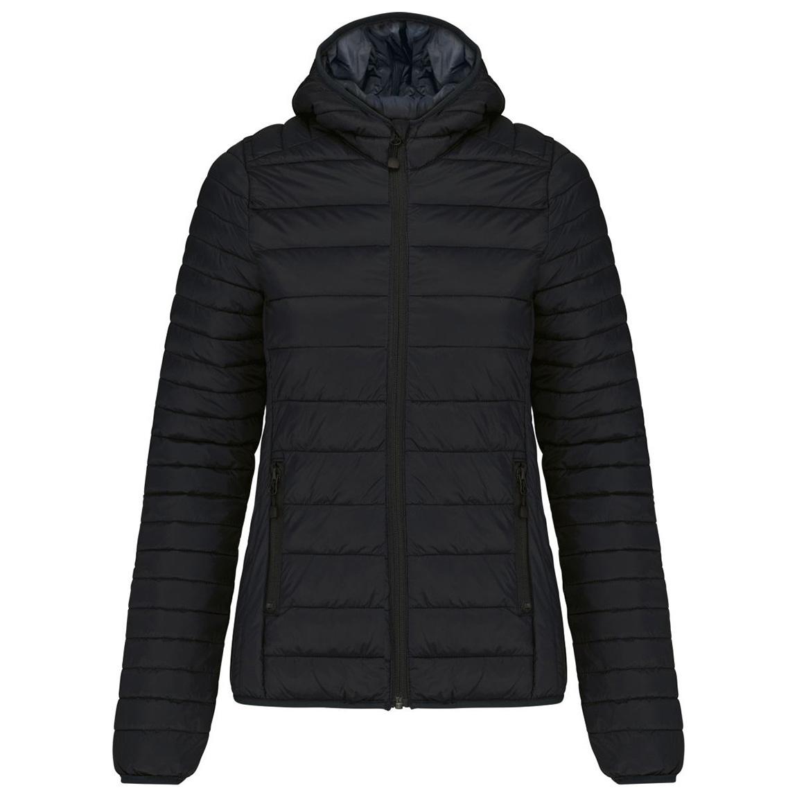 STEPPJACKE MIT KAPUZE, DAMEN
