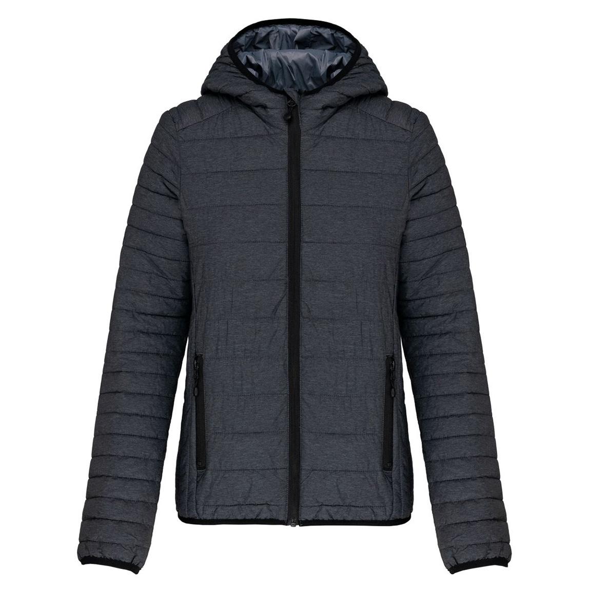 STEPPJACKE MIT KAPUZE, DAMEN