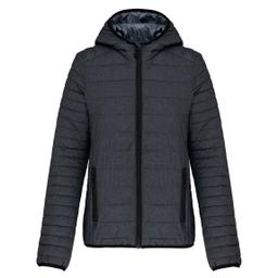 STEPPJACKE MIT KAPUZE, DAMEN