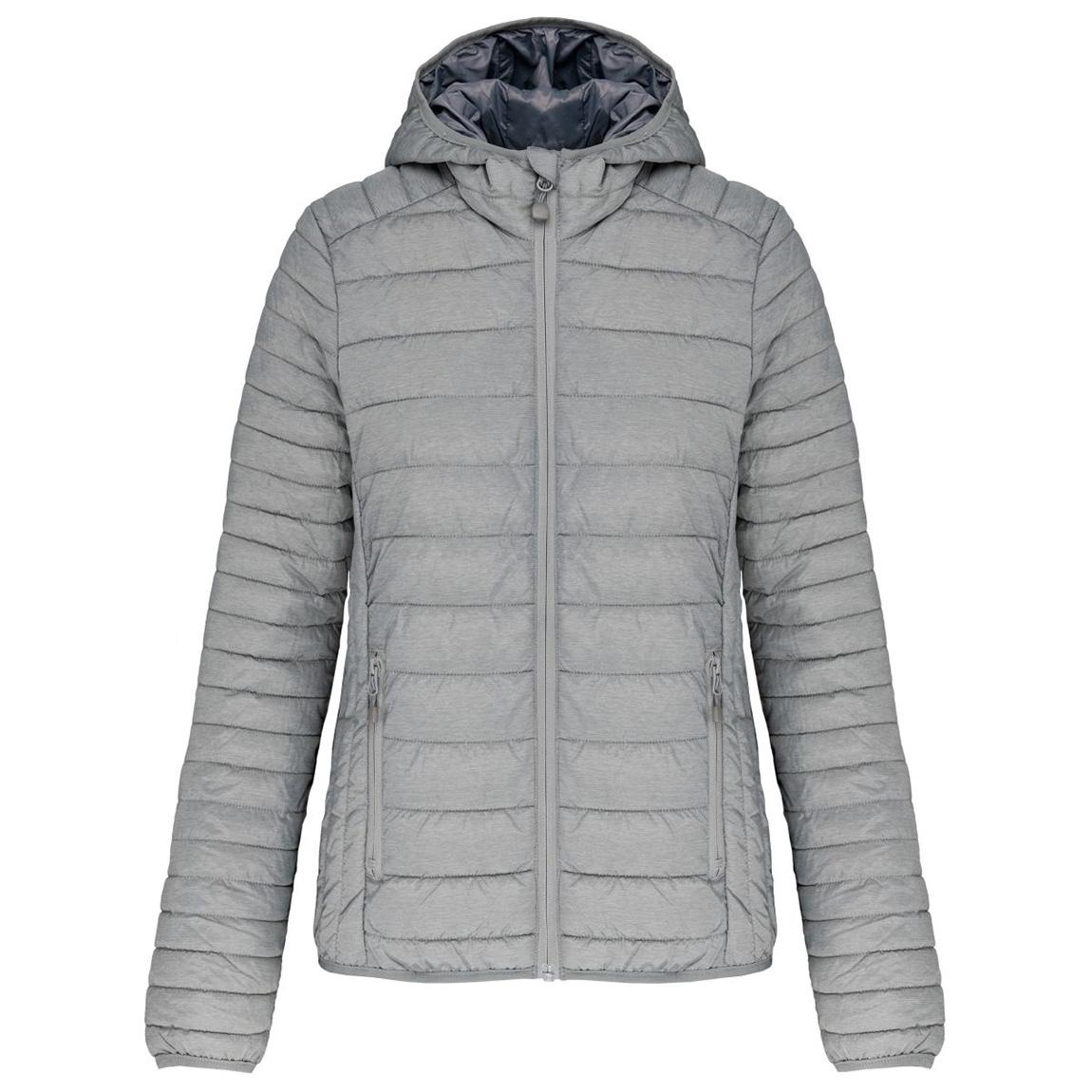 STEPPJACKE MIT KAPUZE, DAMEN
