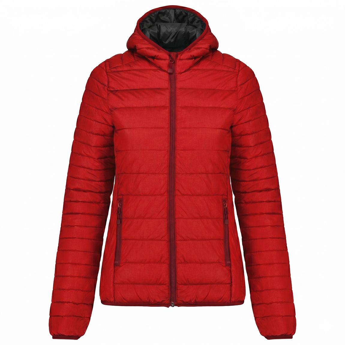 STEPPJACKE MIT KAPUZE, DAMEN