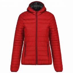 STEPPJACKE MIT KAPUZE, DAMEN