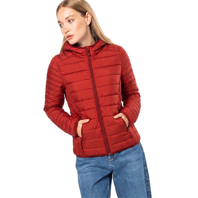 STEPPJACKE MIT KAPUZE, DAMEN