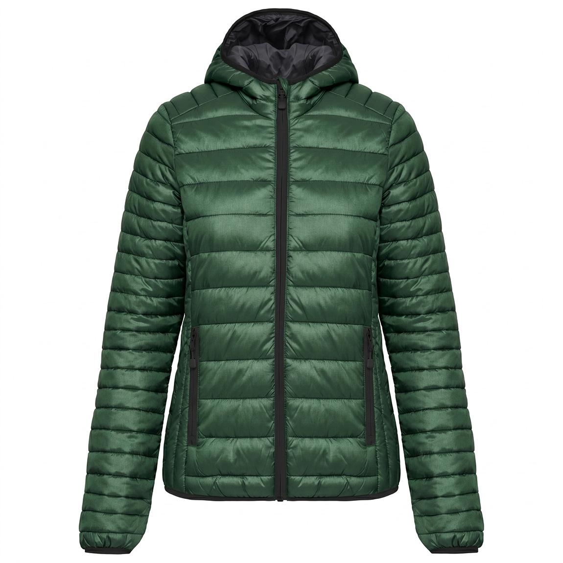 STEPPJACKE MIT KAPUZE, DAMEN