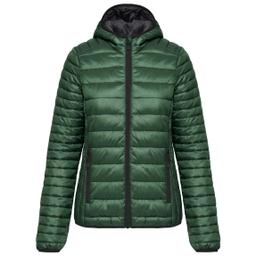 STEPPJACKE MIT KAPUZE, DAMEN