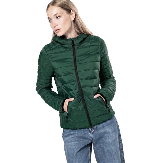 STEPPJACKE MIT KAPUZE, DAMEN