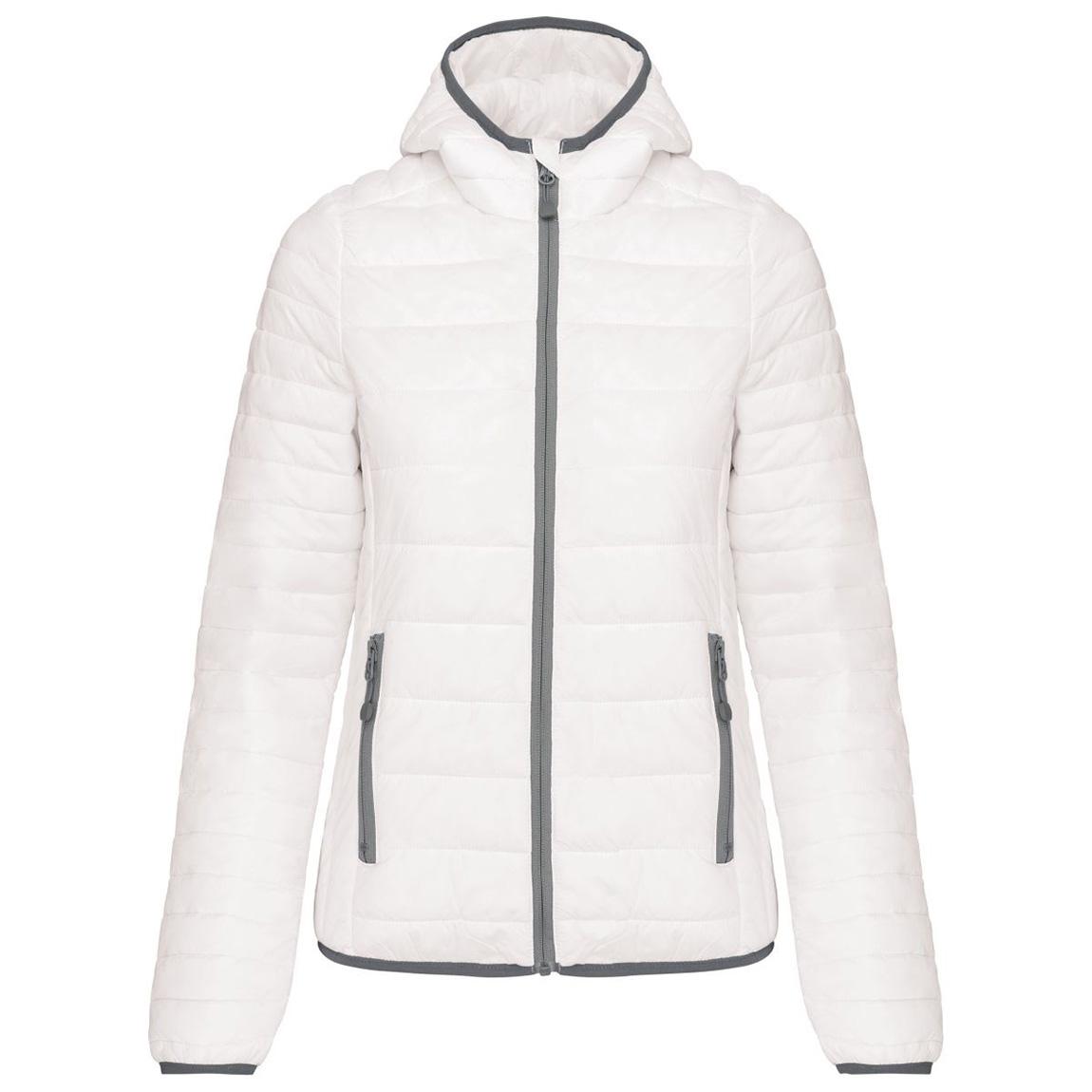 STEPPJACKE MIT KAPUZE, DAMEN