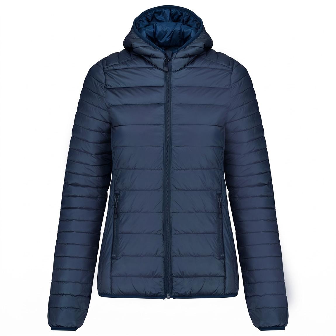 STEPPJACKE MIT KAPUZE, DAMEN