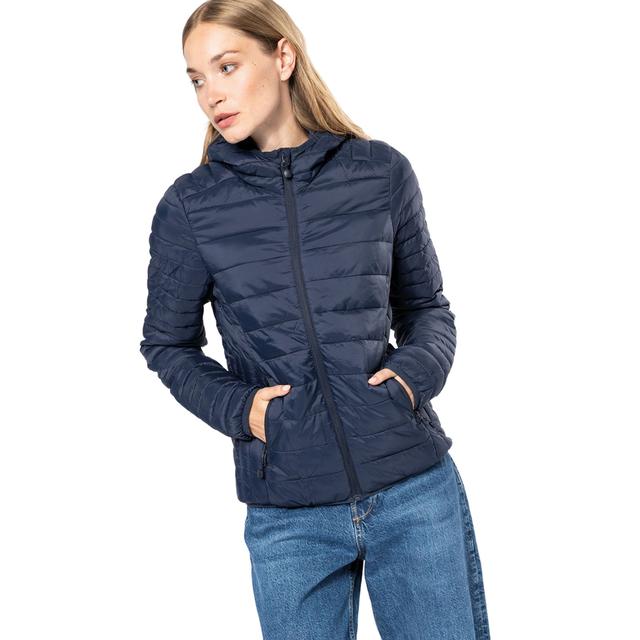 STEPPJACKE MIT KAPUZE, DAMEN