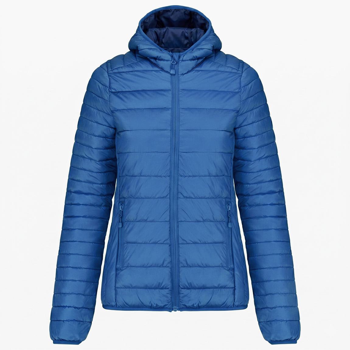 STEPPJACKE MIT KAPUZE, DAMEN