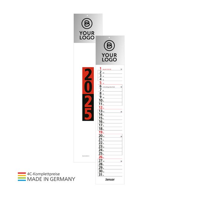 Streifenkalender LONG