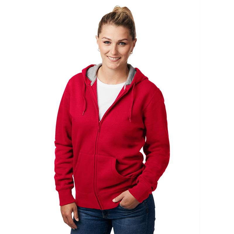 Sweatjacke Unisex mit Kapuze