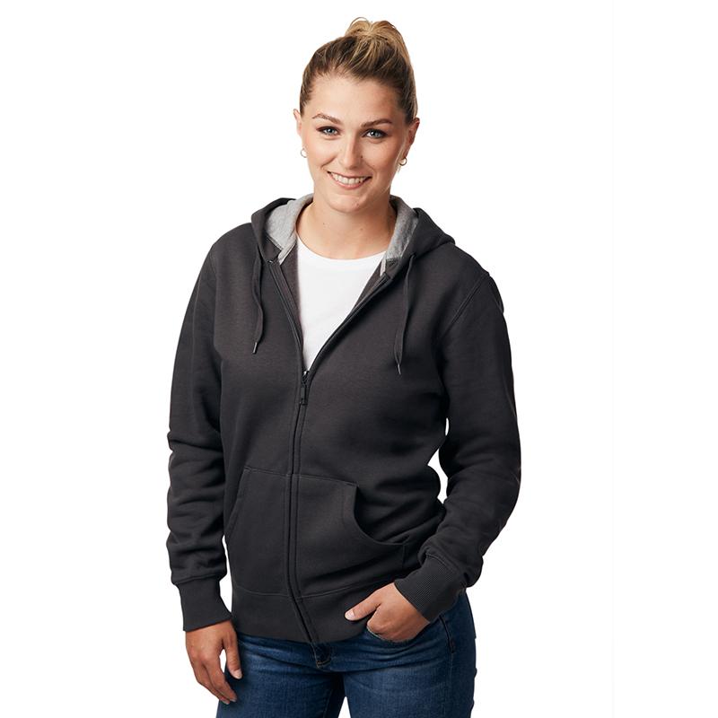 Sweatjacke Unisex mit Kapuze