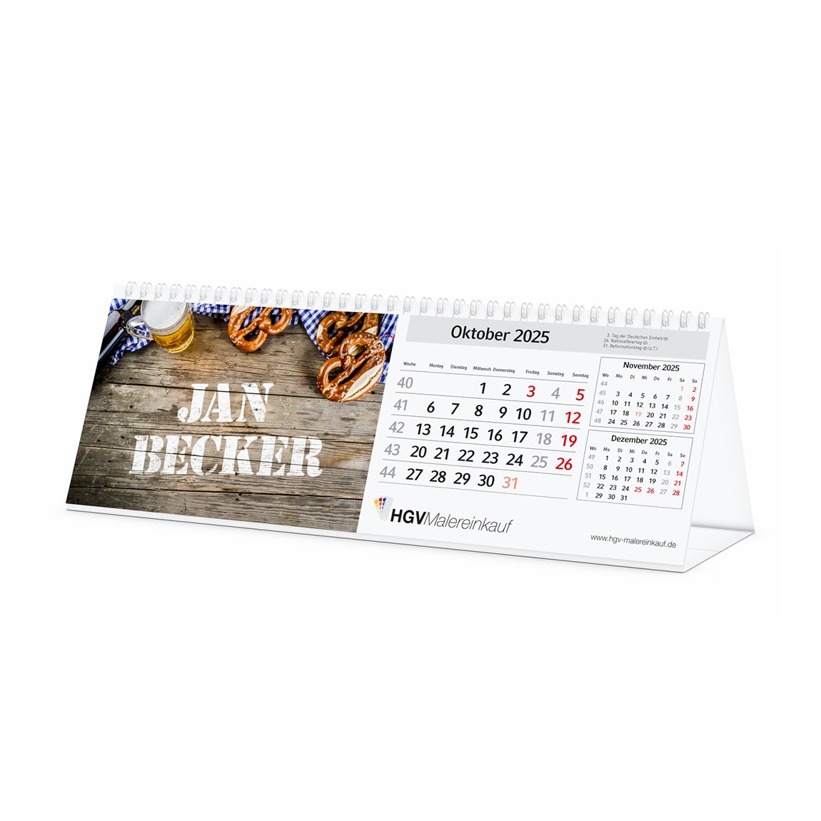 Tischkalender CROSSWISE