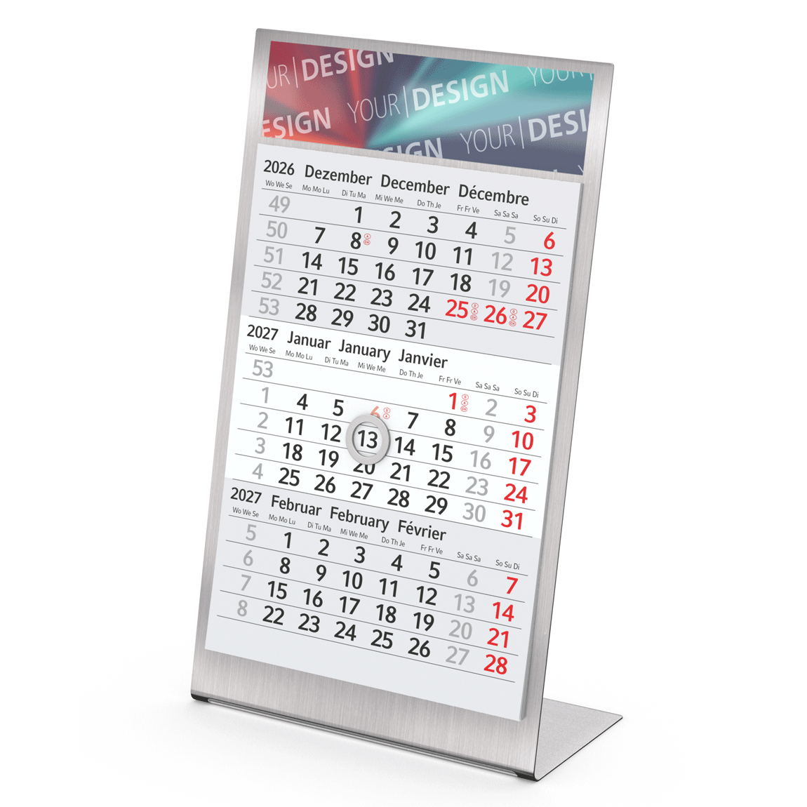 Tischkalender STEEL