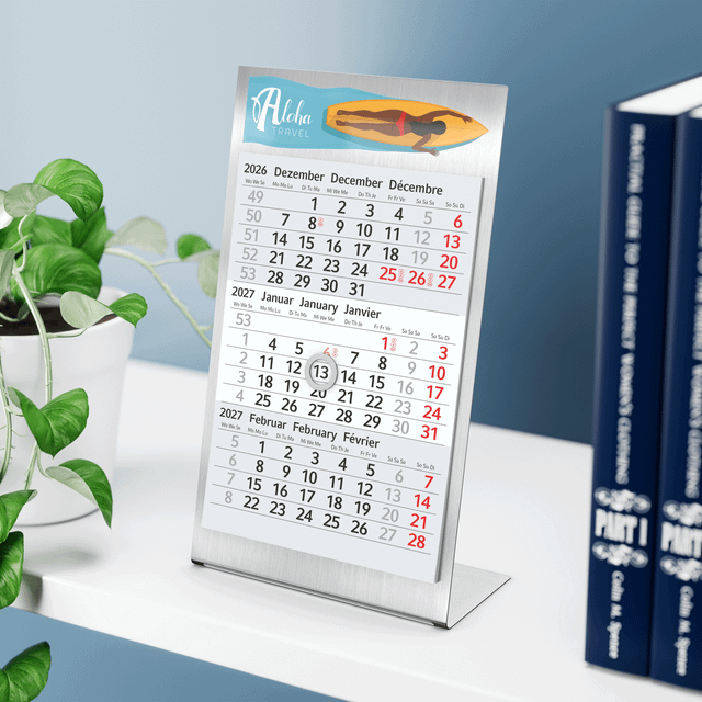Tischkalender STEEL