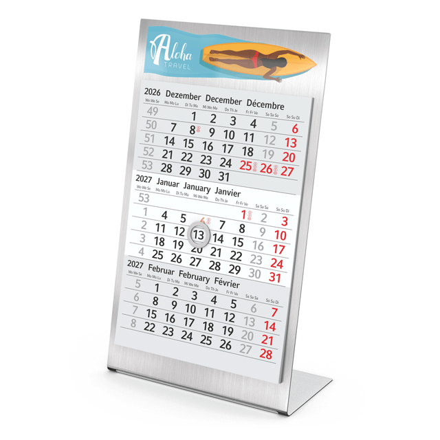 Tischkalender STEEL