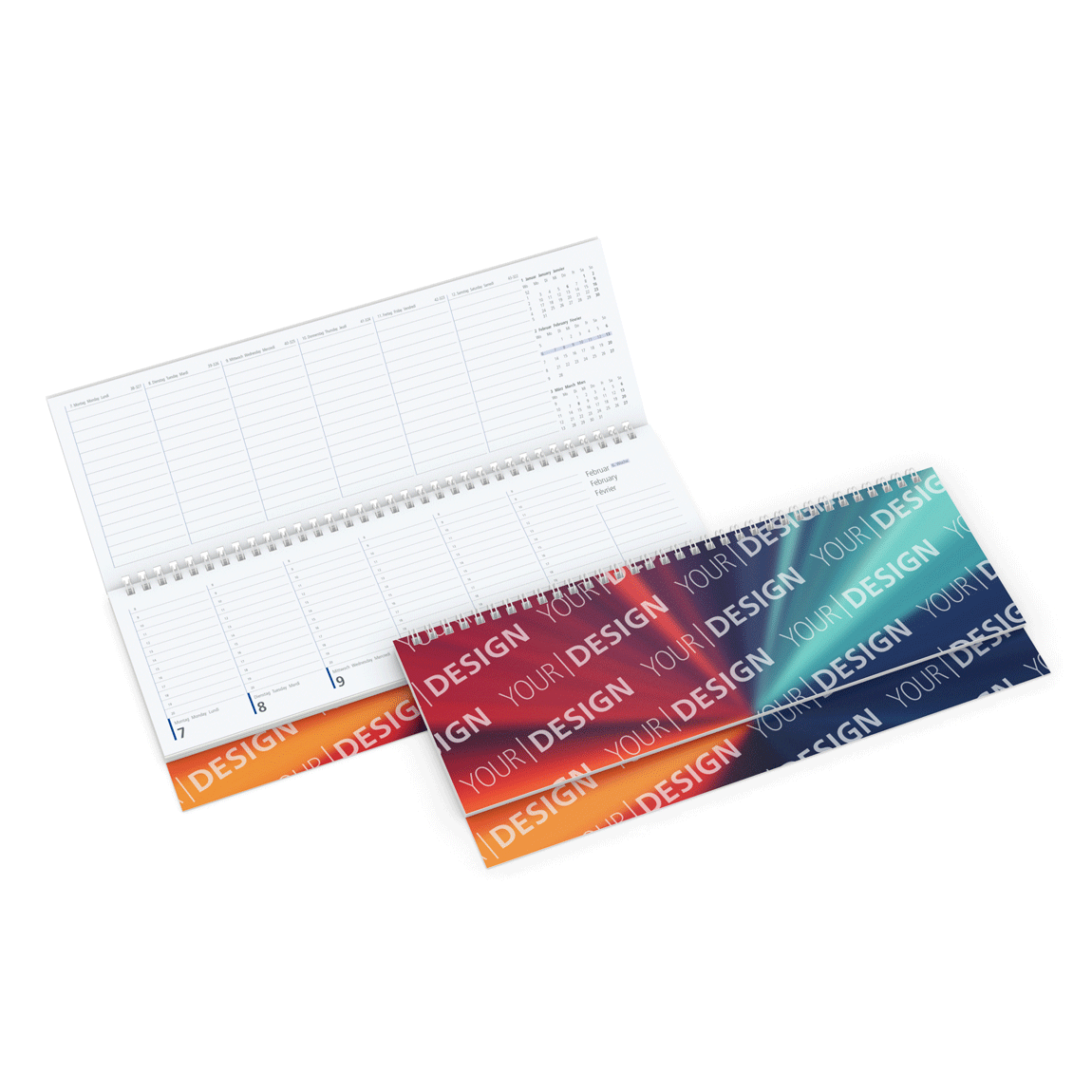 Tischquerkalender COMPACT
