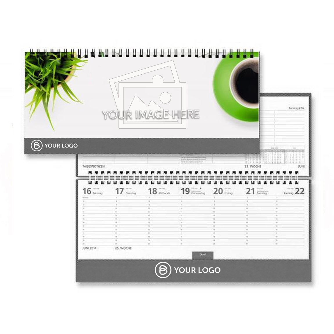 Tischquerkalender ECO