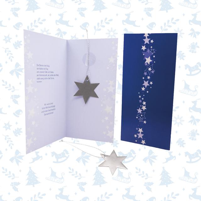 Weihnachtskarte HIMMELSLICHT