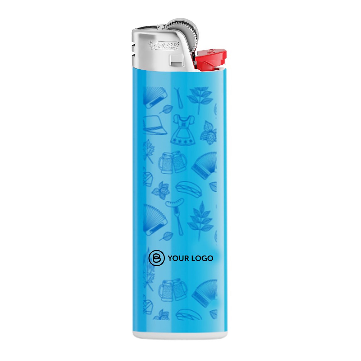 WIESN, blau (BIC® Feuerzeug)